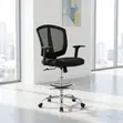 Ergonomic Stool Office Chair - Black - 2
