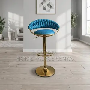 Modern Swivel Adjustable Bar Stool - Green