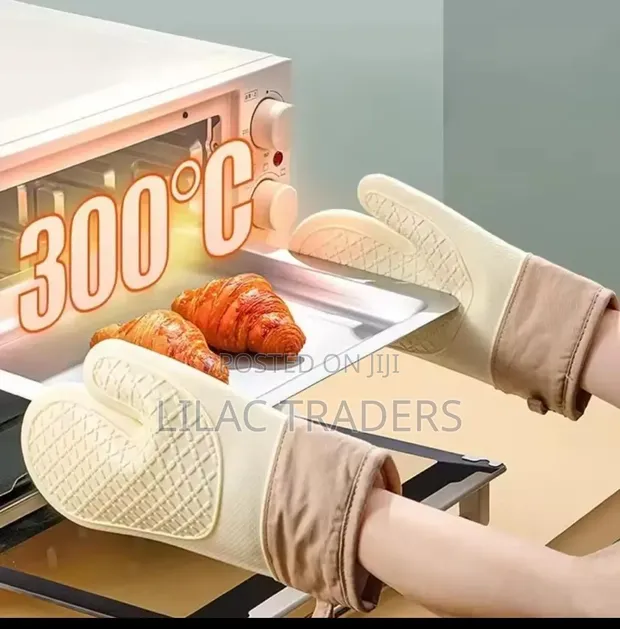 Silicone Insulated Oven Gloves - 1