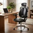 Dual Orthopedic Office Seat - Nyeusi - 2