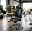 Dual Orthopedic Office Seat - Nyeusi - 4