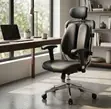Dual Orthopedic Office Seat - Nyeusi - 5