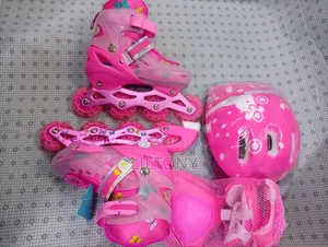 Pink Inline Skates Size 35-38 Glitter