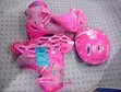 Pink Inline Skates Size 35-38 Glitter - 2