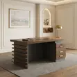 Urban Executive Desk | 140cm Golden Modern Table with 3 Drawers - 3