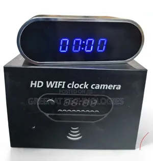 HD WiFi Clock Camera 1080P Security Camera