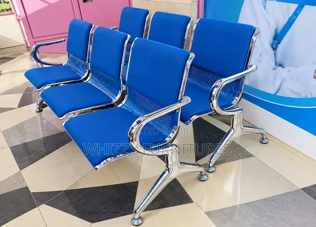 Boss Office Products Kiti cha Wageni cha 3-Seater chenye PU Cushion - 1