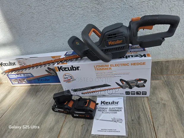 Kzubr Cordless Hedge Trimmer na Betri 2 & Charger - 1