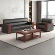 Brand New 5-Seater Leather Office Sofa - 3