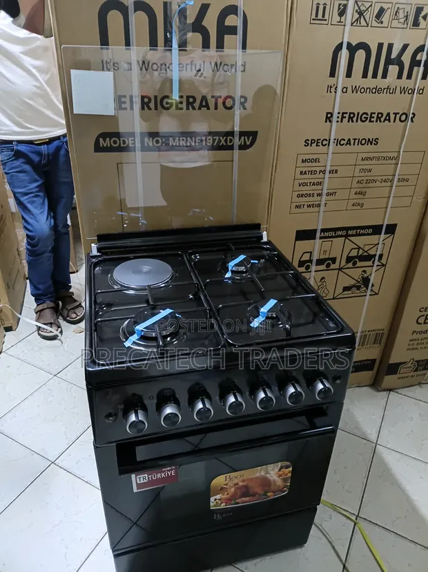 Roch 60x60 Cooker ya Gesi na Umeme - Mpya Kabisa - 1