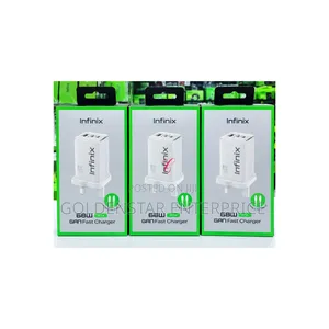 Infinix XC68UK2 68W GAN Fast Charger with Type-C Cable