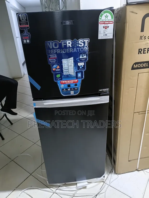 MIKA 197L Black Refrigerator - Twin Inverter - 1