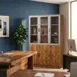 Advanced Wooden 3-Door Storage Office Cabinet - 3