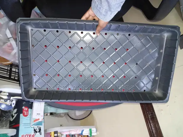 Hydroponic Trays with Bottom Holes - 1