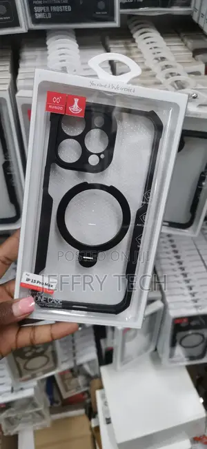 Xundd Magnetic Ring Stand Case kwa iPhone 15 Pro Max