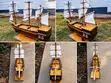 Meli ya Galleon ya Maharamia Iliyotengenezwa kwa Mikono - 4