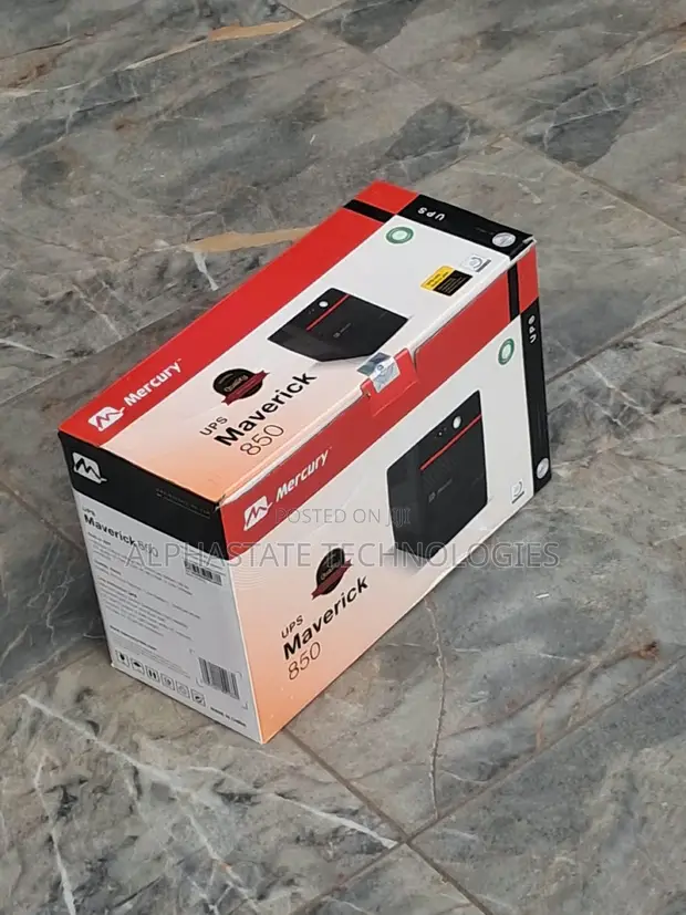 Mercury 850VA UPS ya Kompyuta na Betri - 1