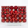101 Pcs Red Christmas Baubles Set with Star Tree Topper - 2