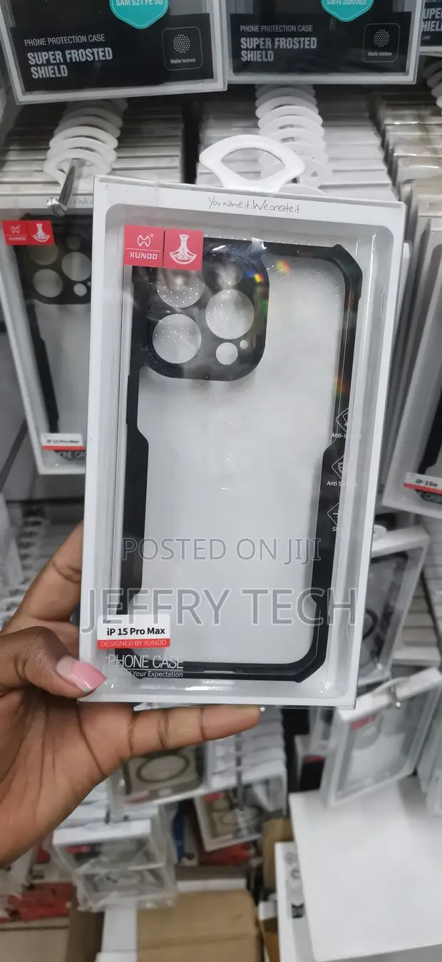XUNDD Beatle Series Clear Case for iPhone 15 Pro Max - 1