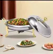 Chafing Dish Warmer ya Mduara kwa Buffet - 3