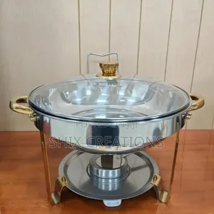 Stainless Steel Chafing Dish with Glass Lid