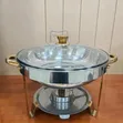 Stainless Steel Chafing Dish with Glass Lid - 1