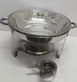 Stainless Steel Chafing Dish with Glass Lid - 2
