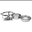 Stainless Steel Chafing Dish with Glass Lid - 4