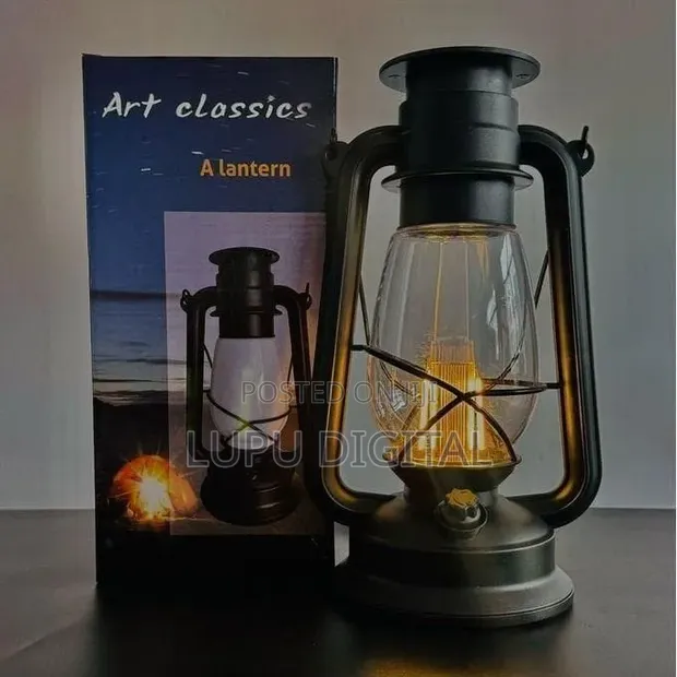 Vintage Portable Solar Lantern (Big Size) - 1