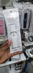 White Silicone Replacement Sport Band for Apple Watch - 1