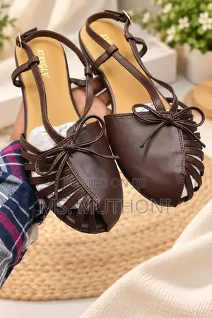 Sandali za Gladiator za Huarache Zilizofungwa Mbele (Size 37-42)