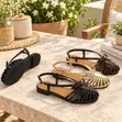Sandali za Gladiator za Huarache Zilizofungwa Mbele (Size 37-42) - 2