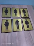 Stylish Toilet Signs by Gorgeous Graphics - 1