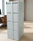 Steel Office Filing Cabinet - White - 2