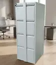 Steel Office Filing Cabinet - White - 3