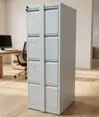 Steel Office Filing Cabinet - White - 4
