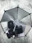 Motorcycle Phone Holder with Umbrella - 4