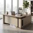 1800mm L-Shaped CEO Desk - Mpya Kabisa - 5