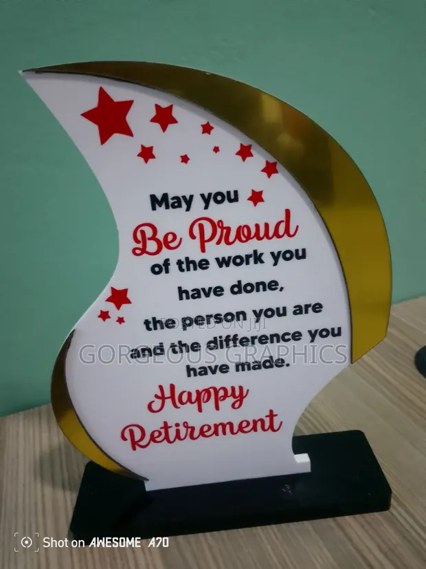 Custom Made Awards by Gorgeous Graphics - 1