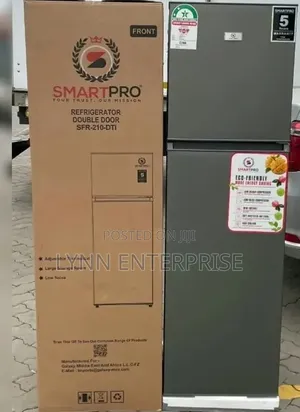 Friji la Smart Pro RFR-210-DT-I Lita 168 Milango Miwili