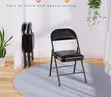Kiti cha Mihadhara cha Leatherette Kinachokunjwa Kisicho na Mikono - 3