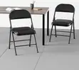 Kiti cha Mihadhara cha Leatherette Kinachokunjwa Kisicho na Mikono - 5