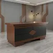 Mahogany Executive Desk with Drawer | 1200MM Brown - 1