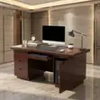 Mahogany Executive Desk with Drawer | 1200MM Brown - 4