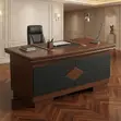 Mahogany Executive Desk with Drawer | 1200MM Brown - 5