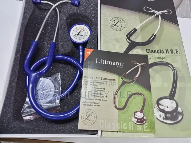 Navy Blue Littmann Classic II S.E. Stethoscope - 1