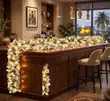 2.7M Classic Snowy Pinecone Pre-Lit Holiday Garland - 2