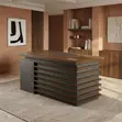 Executive Working Desk | 140cm Golden Modern Table - 4