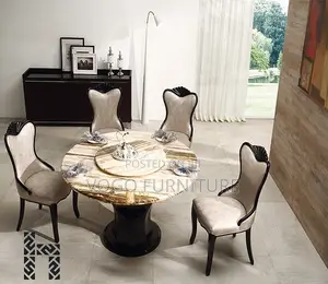 Round Marble Dining Table