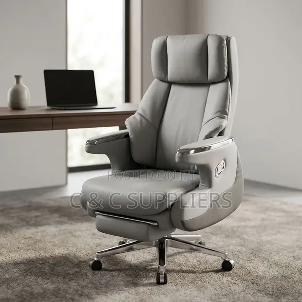 Modern Executive Leather Swivel Chair - 1